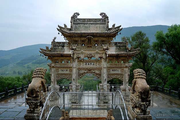 五台山龙泉寺景