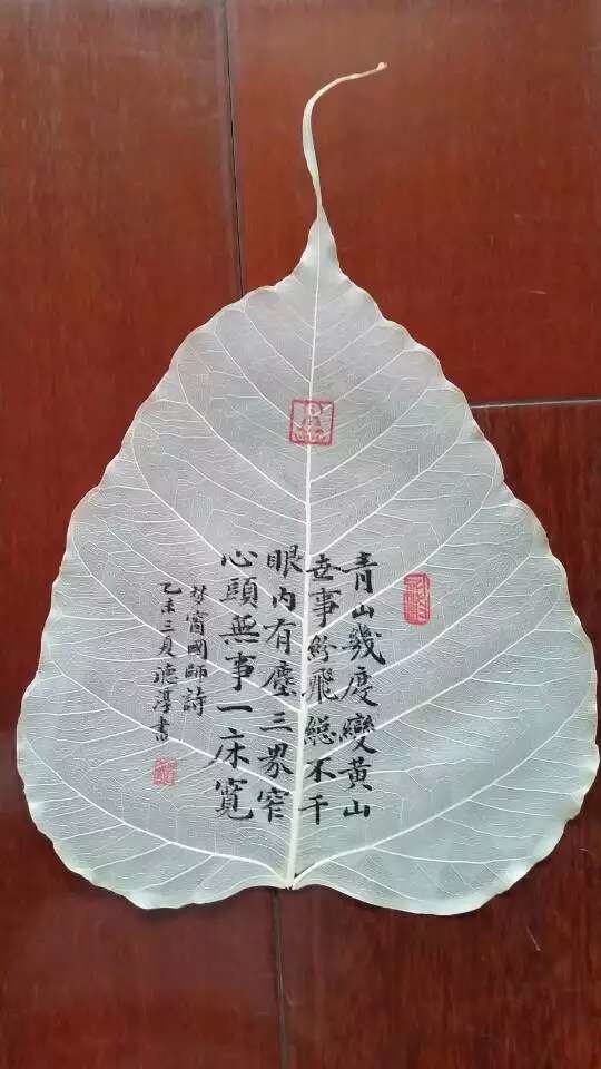 菩提叶上书