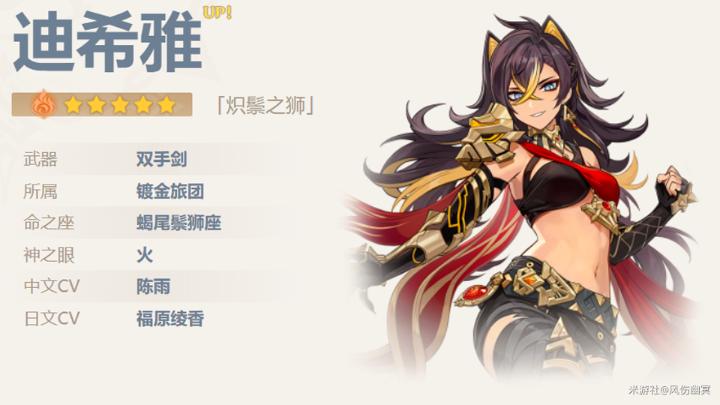 《原神》迪希雅技能队伍搭配攻略