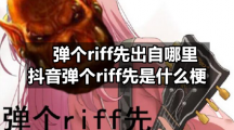 弹个riff先出自哪里抖音弹个riff先是什么梗