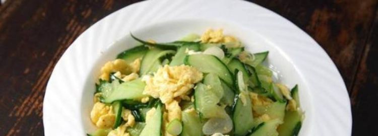 黄瓜炒鸡蛋怎么炒好吃
