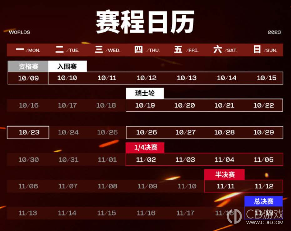 英雄联盟s13全球总决赛什么时候开始