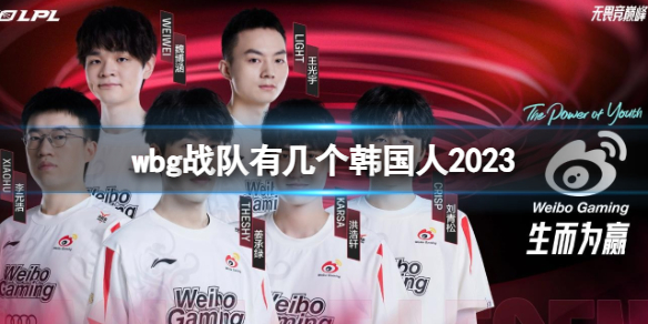 英雄联盟wbg战队韩国人2023介绍