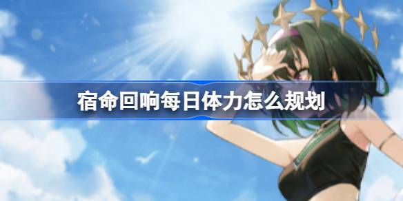 宿命回响每日体力怎么规划