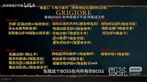 暗黑破坏神4第二赛季五BOSS详解详情