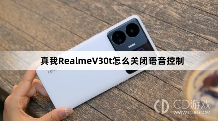 真我RealmeV30t关闭语音控制方法