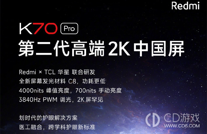 红米K70Pro屏幕厂商