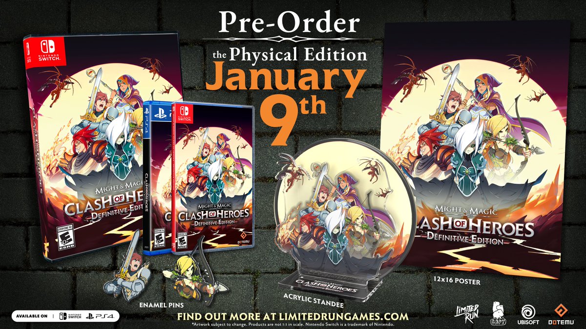 《魔法门 英雄交锋 决定版》推出PS4和Switch实体版