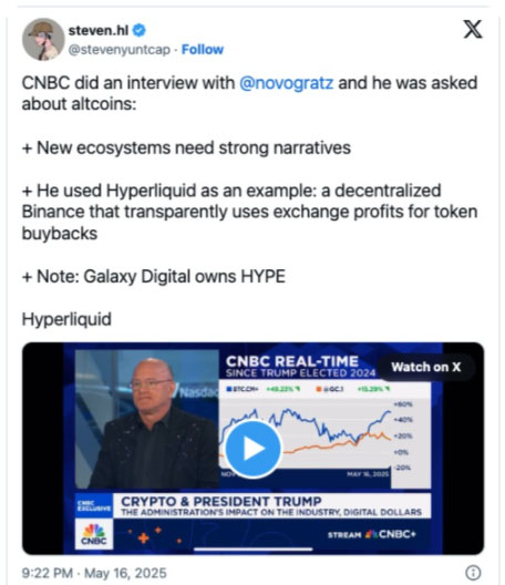 HYPE价格又创新高 Hyperliquid表示生态全景速览