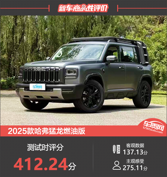 2025款哈弗猛龙燃油版新车商品性评价