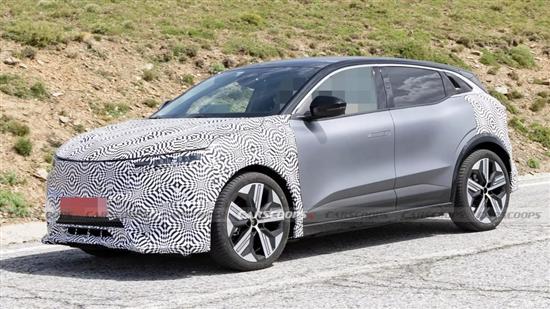 细节调整 雷诺Megane E-Tech中期改款谍照