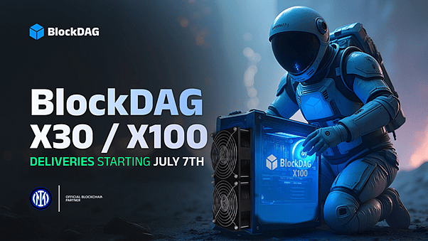 BlockDAG确认7月发货日期，狗狗币疲软而唯链默默蓄力，已售出18,100+台矿机
