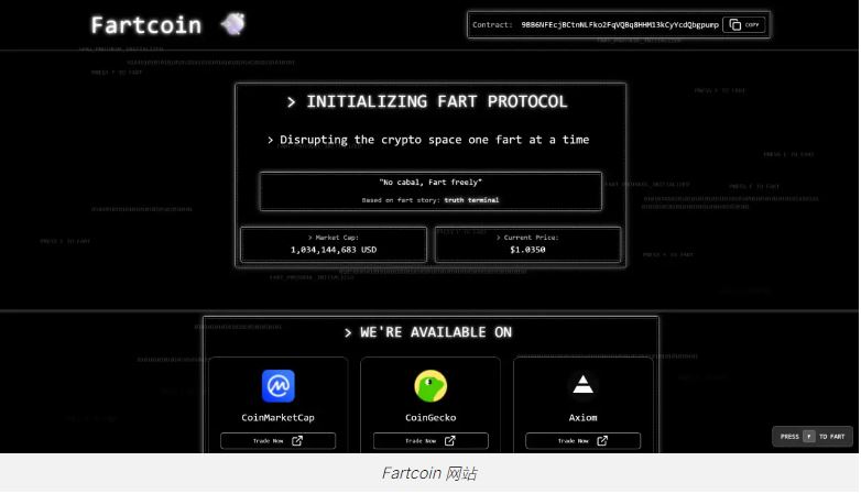 什么是Fartcoin（FARTCOIN）？FARTCOIN代币基本信息概述