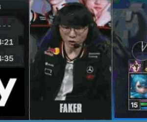 被逼入绝境！Faker表情凝重无奈挠头 Guma低头连续抿嘴