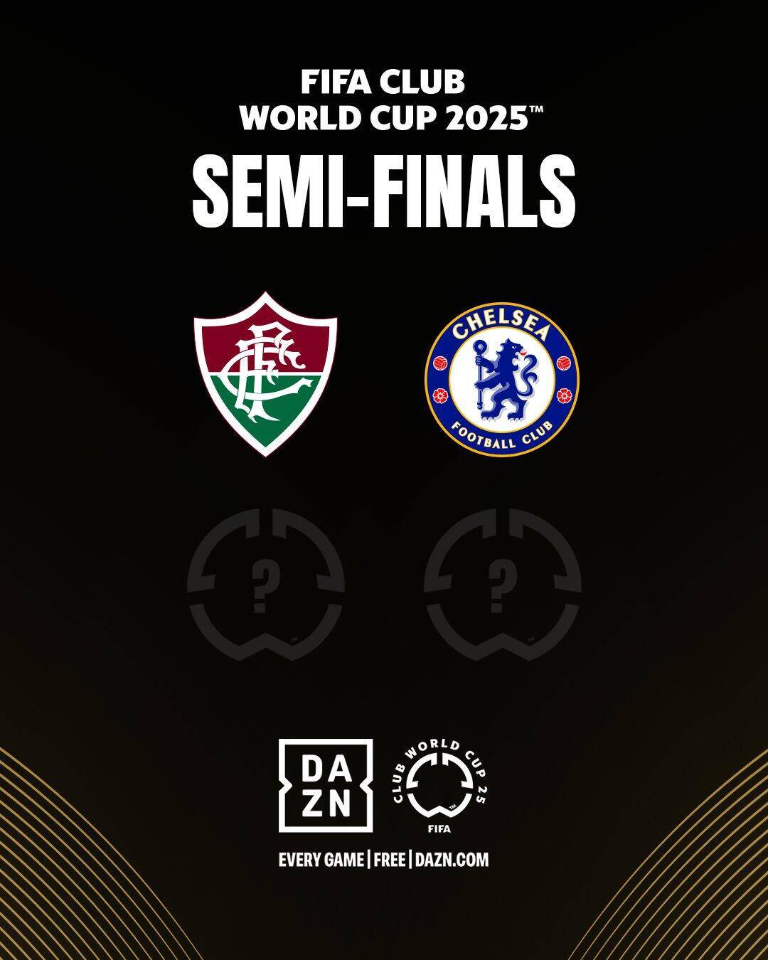 世俱杯❌解放者杯❗切尔西6场世俱杯3次面对巴甲队：1胜1负+4强战