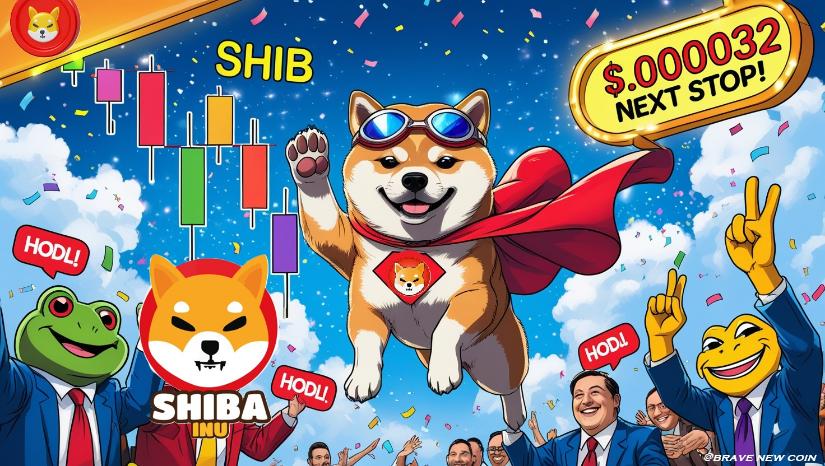 柴犬币（SHIB）价格预测：分析师看好抛物线式上涨，SHIB目标价位0.000032美元