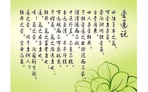 爱莲说教案模板汇总七篇