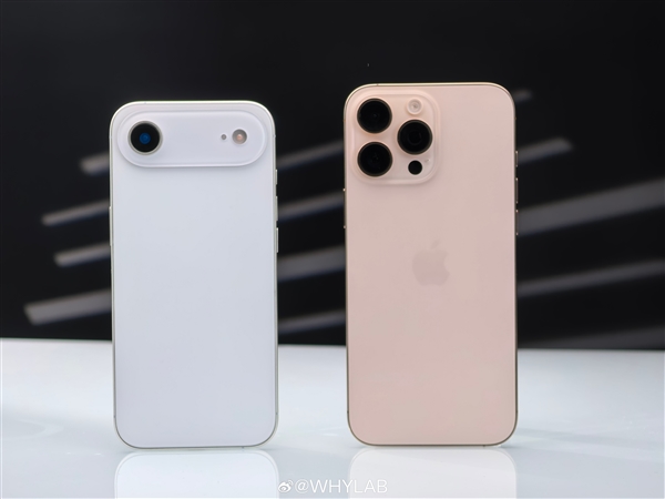 iPhone 17 Air最新机模上手：苹果史上最薄手机 无SIM卡槽