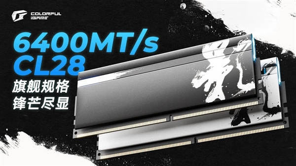 七彩虹发布48GB DDR5-6000 CL28极品内存：电压仅1.4V