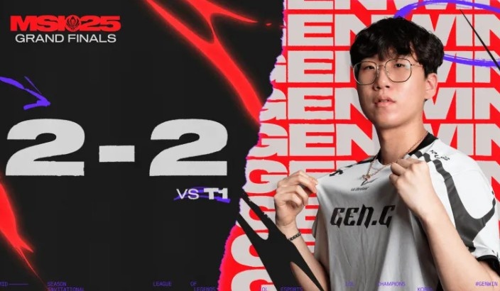 LCK官方：又又又响起了战歌！GEN把MSI决赛拖进了决胜局！