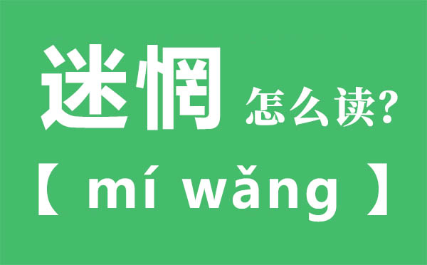 迷惘怎么读 迷惘的拼音 迷惘是什么意思