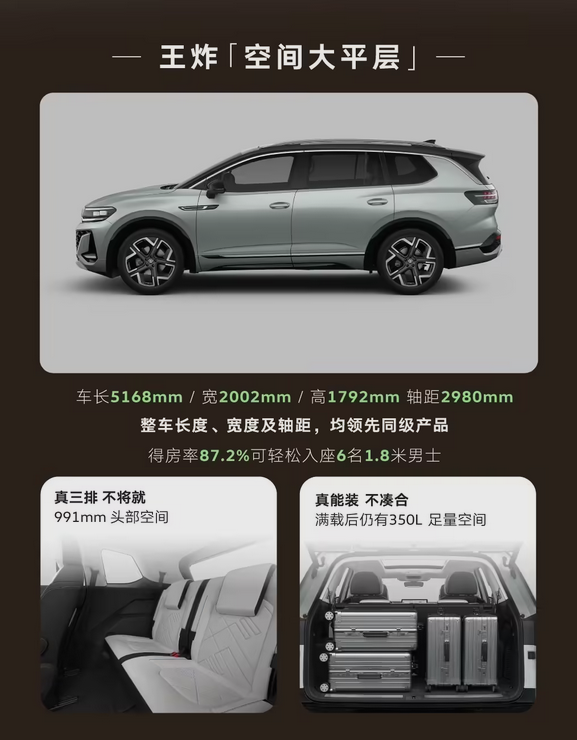 大众旗下最大SUV！全新揽境开启预售全系四驱29.99万起