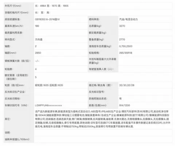 坦克400新料曝光！Hi4-T三电保留 Hi4-Z纯电200KM续航