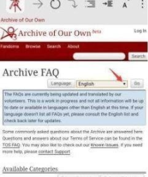 ao3中文版设置方法一览
