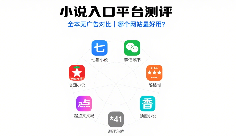 小说入口平台测评｜哪个小说网站最好用？全本无广告对比