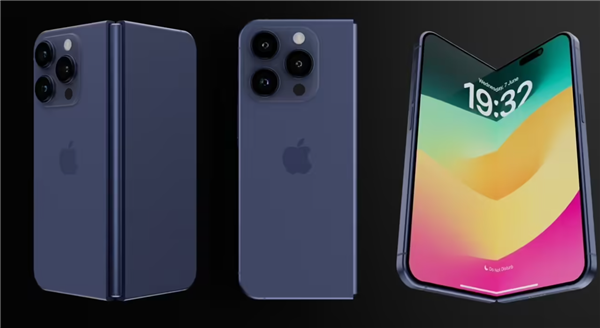 iPhone Fold折叠机渲染图再曝：大屏超薄设计 售价或超2000美元