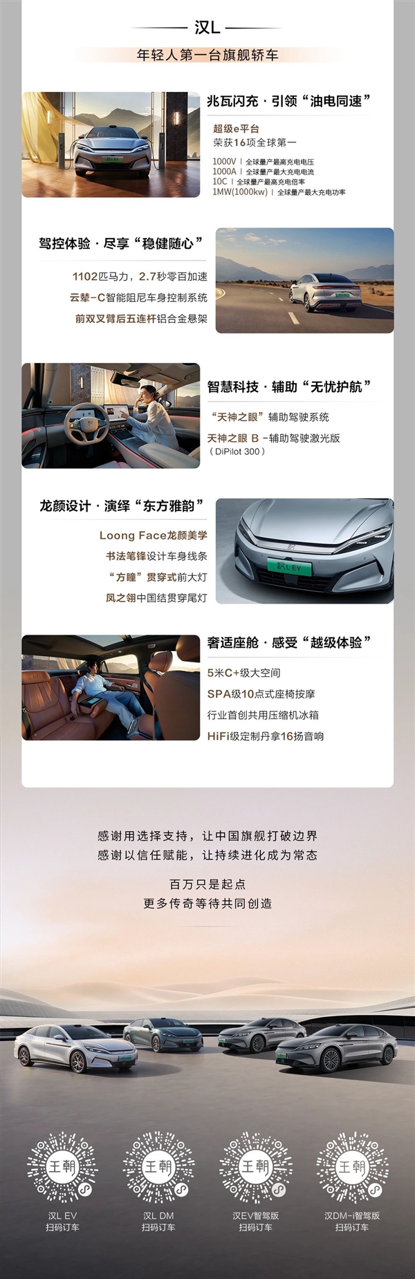 比亚迪汉百万车主画像发布：年轻人占比超64% 近4成未婚