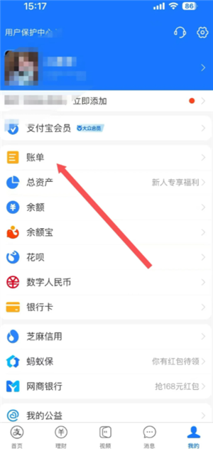 支付宝年度账单怎么导出来？