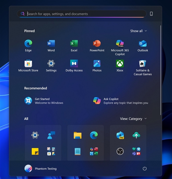 逃不掉的AI！Copilot侵入Windows 11开始菜单