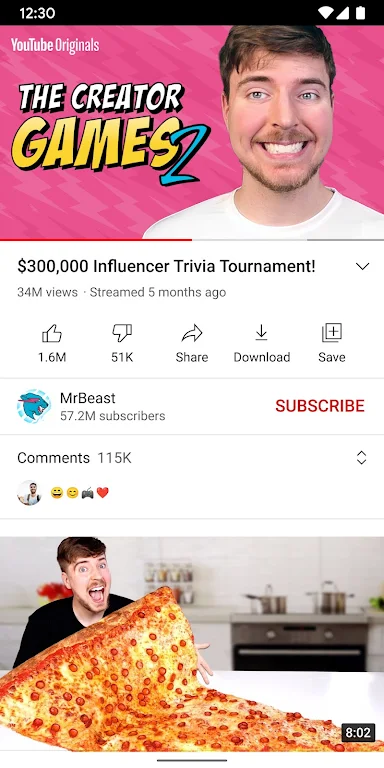 YouTube评论翻译功能截图