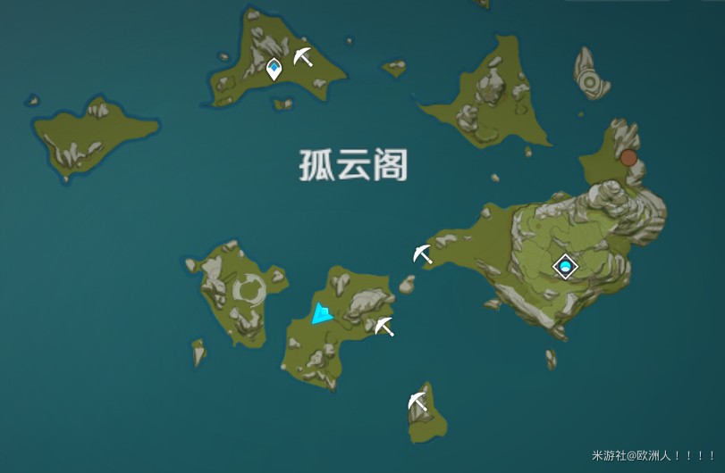 原神孤云阁华丽宝箱分布指南