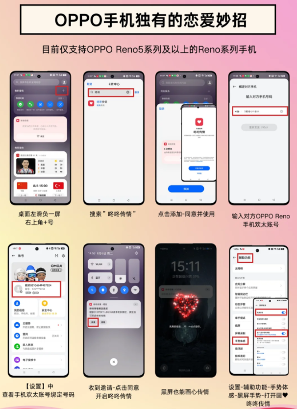 OPPO Reno系列手机展示