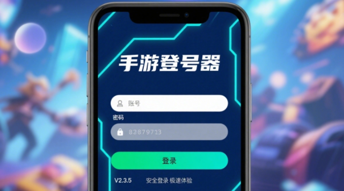 手游登号器租号成功界面