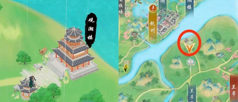 华夏千秋江南越州建筑隐藏奖励获得方法