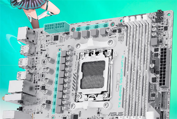“天选姬”配色！华硕TX GAMING B850M WIFI W天选主板首发1299元