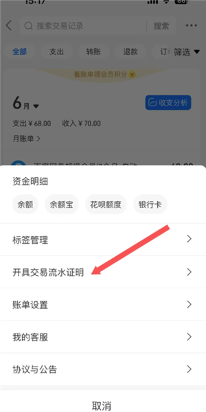 支付宝查账单明细怎么查？