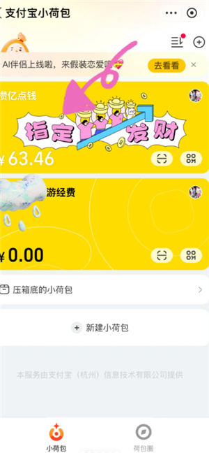 支付宝小荷包怎么关闭？