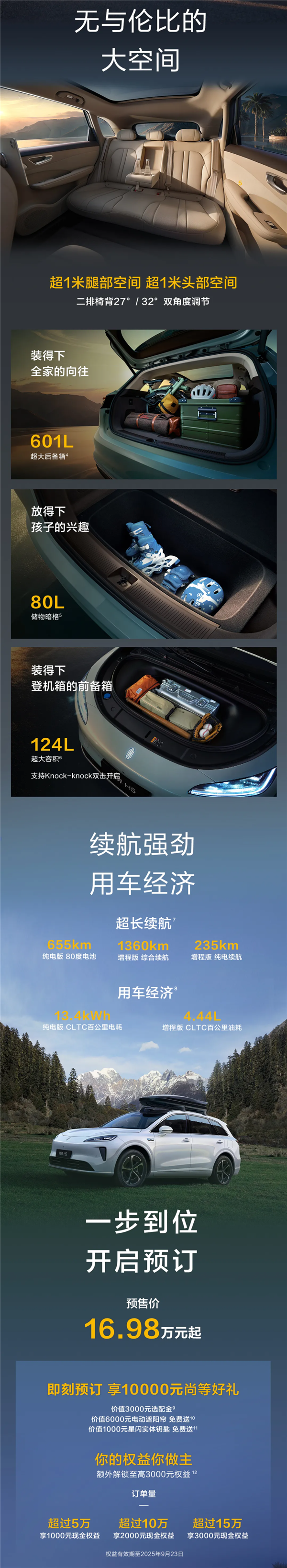 16.98万起 首款20万以内的鸿蒙智行！尚界H5核心信息一图看懂