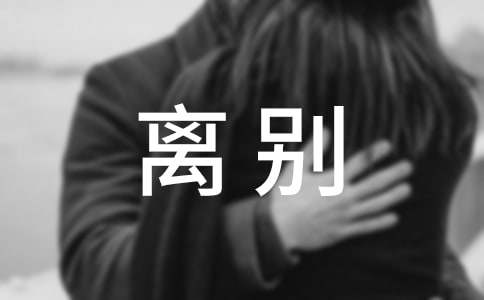 伤感离别日志