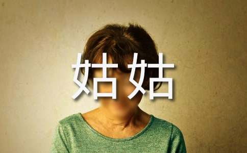 我与姑姑换角色作文