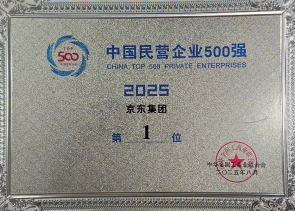 连续4年中国民营企业500强第一 京东一年增加28万岗位