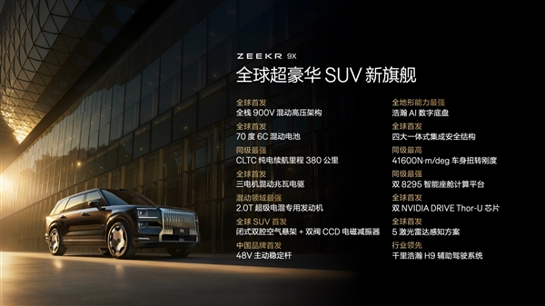 47.99万买“杭州湾库里南”！全新极氪旗舰SUV车型9X开售