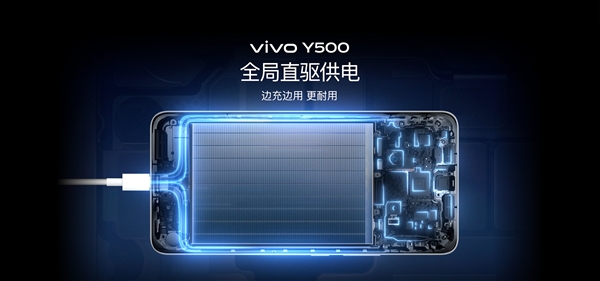 8200mAh蓝厂史上最大！vivo Y500发布：1399元起