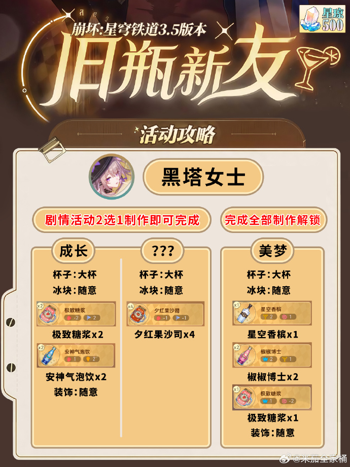 崩坏星穹铁道旧瓶新友怎么玩