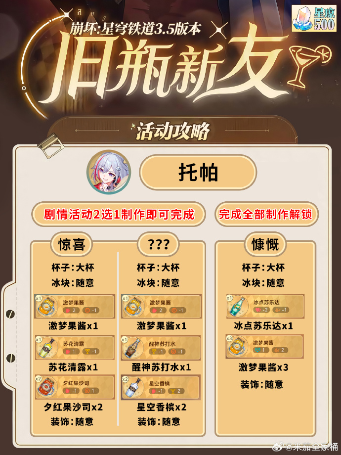 崩坏星穹铁道旧瓶新友怎么玩