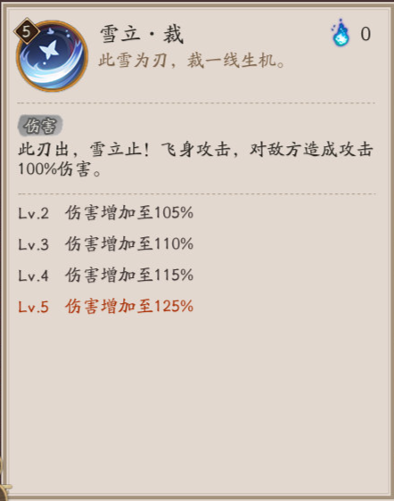 阴阳师雪御前技能是什么